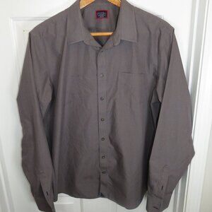 UNTUCKit Long Sleeve Button Up Dress Shirt XXL Tall Wrinkle Free Cotton